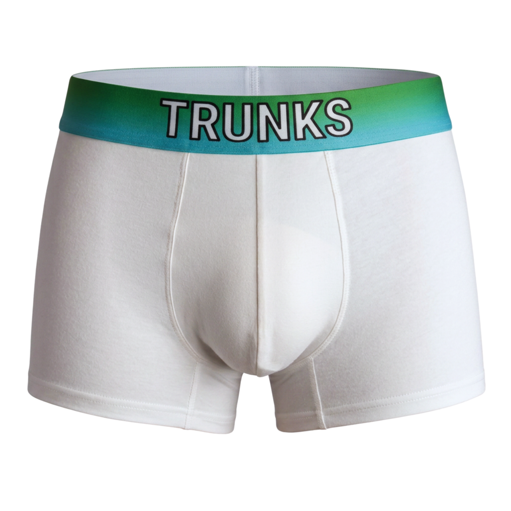 BOXER BRIEF WHITE & ARCTIC GREEN